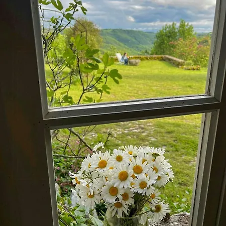 Family House With Pool On The Aubrac *
